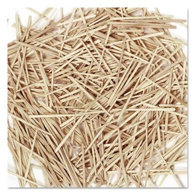 Creativity Street 3690-01 Flat Wood Toothpicks, Wood, Natural, 2,500/Pack - Pack of 2500 CKC369001