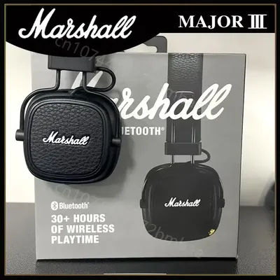 Original Marshall Major III casque sans fil Bluetooth sans fil basse profonde pliable Sport jeu