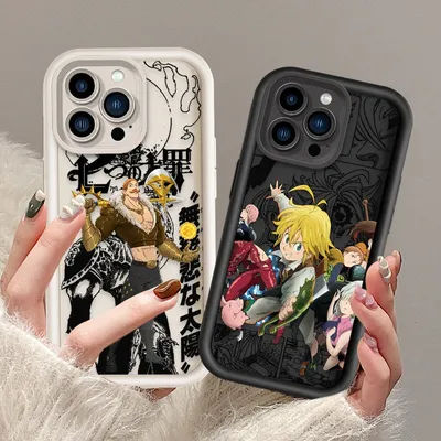The Seven Deadly Sins Anime For Apple iPhone 15 14 13 12 11 XS XR X 8 7 Pro Max Plus Soft Eye Ladder