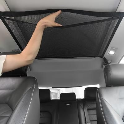 TEMU This Breathable Mesh Ceiling Net Pocket For Suv's Interior Storage