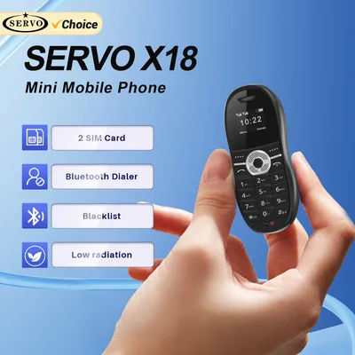 SERVO X18 Mini Mobile Phone Dual SIM Standby Magic Voice Blacklist Auto Call Recording 2G Small Cool Cellphones Sports Car Style