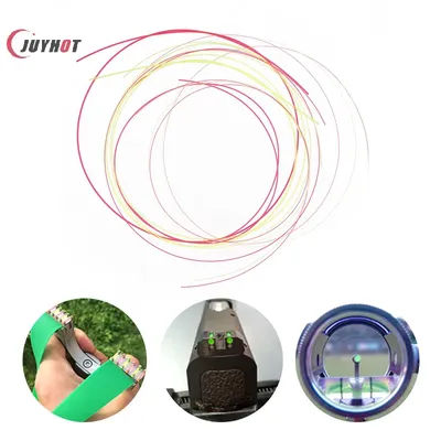 1m fibre optique arc vue Fiber rouge vert 0.5/2mm fronde composé arc vue broche arc vue accessoire