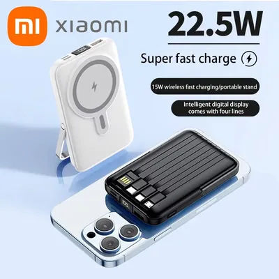 OnePlus – batterie externe 50000mAh, chargeur magnétique sans fil Super rapide de très grande capacité, livré avec un câble de Charge, alimentation électrique