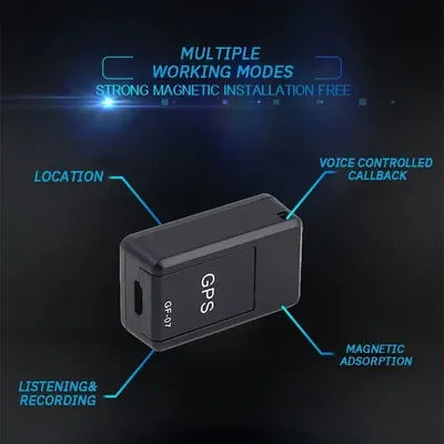 Gps Positioner Gf07 Mini Tracking Positioner Rea!Time Tracking Remote Vehicle Positioning Mobilerecording Listening Anti Loss