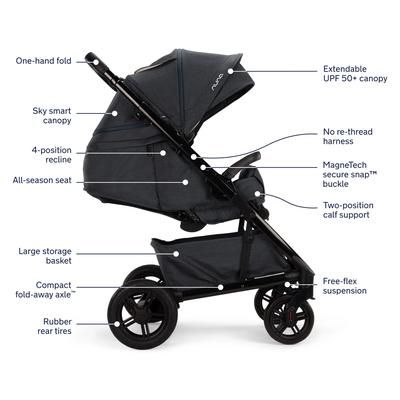 Nuna TAVO Next + PIPA Rx Travel System (2 Box) - Granite
