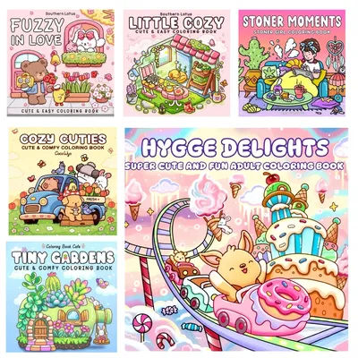 Cozy Cuties Coloring Book for Adults And Teens Adorable Creepy Creatures Gift for Teens