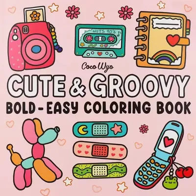 Cute Groovy Coloring Book Halloween Theme Featuring Adorable Creepy Creatures Art Perfect Gift For Adults And Teens