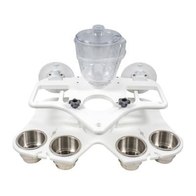 SeaSucker Double Decker Party Barge - Portable Bar White MC5348W