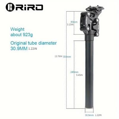 TEMU Riro Universal Aluminum Alloy Seatpost - Mtb & Absorber Stainless Steel , And -reducing