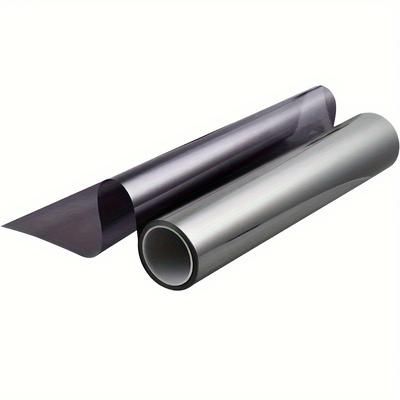 TEMU 100x200cm Tinted Reflective Privacy Window Film - Uv Protection, Sun Blocking, Easy Installation For Home And Office Windows Diy Friendly - Quick Setup