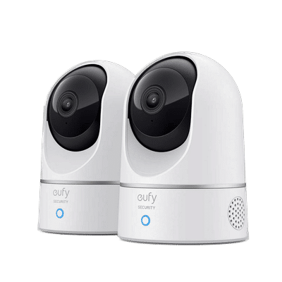Indoor Cam E220 (2K, 2-Cam Kit, Pan & Tilt) White / 2-CAM KIT