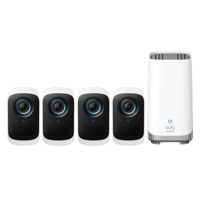 eufyCam S300 (eufyCam 3C) 4-Cam Kit White