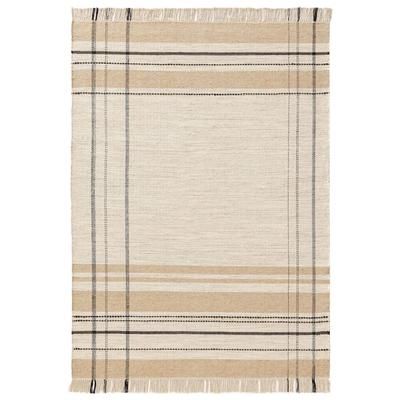 Tappeto di lana beige 160x230