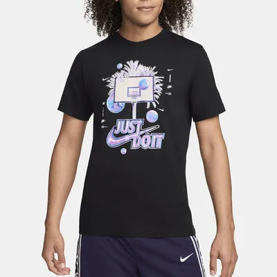 Nike Official Authentic 2024 New Men's Casual Colorful Print Basketball T-Shirt FV8411-010