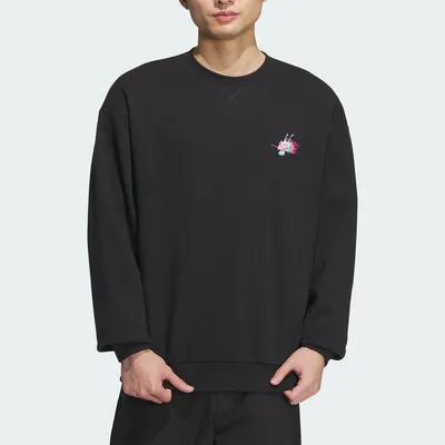 Adidas Official Genuine New Men's Round Neck Casual Sport Knit Sweatshirt JE6107