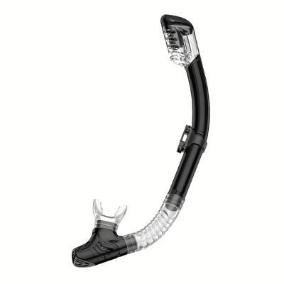 TEMU Professional Silicone Adult Snorkel - Versatile, Comfortable & Safe For Entertainment And Snorkeling, With Diving Accessories