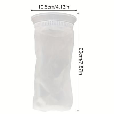 TEMU 5pcs Polyester Ibc Tote Tank Lid Venting Filter Covers - Washable Mesh Filters With Elastic Band, Fit For Home & Garden Water Irrigation Systems, Barrel Storage Cover | Flexible Cover | Cover