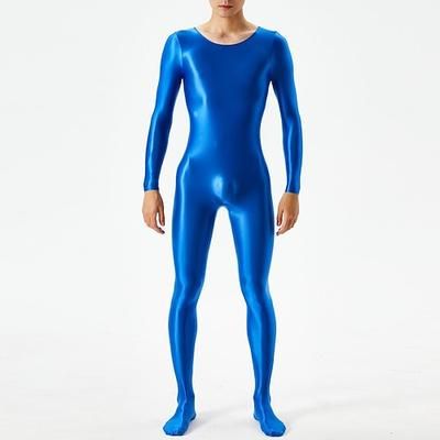 Tute Zentai Catsuit Body Tinta unica Finitura lucida Brillante Effetto bagnato Per uomo Costume per Discoteca Parata dell'Orgoglio Mese dell'orgoglio Halloween Carnevale Adulti