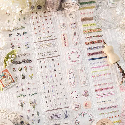 50mm*2m Aesthetic Stationery Stickers Washi Tapes Scrapbooking Supplies Japanese Cute korean stationery Journaling Masking tape