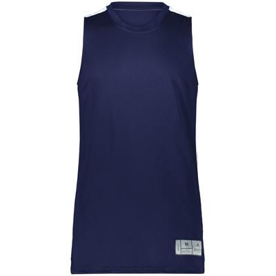 Augusta Sportswear AS6927 Athletic Swish Reversible Basketball Jersey T-Shirt in Navy Blue/White size XL | Polyester 6927