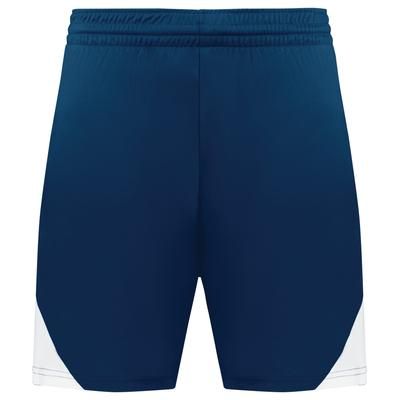 Augusta Sportswear 1736 Step-Back Modern Fit Basketball Shorts in Navy Blue/White size Medium | Polyester