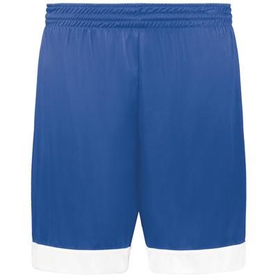 Augusta Sportswear AS6930 Youth Swish Reversible Basketball Shorts in Royal/White size Medium | Polyester 6930