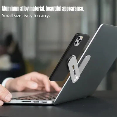 Laptop Screen Support Holder Dual Monitor Display Clip Adjustable Phone Stand Laptop Side Mount