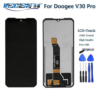 Original 6.58" For DOOGEE V30 Pro LCD Display+Touch Screen Assembly Replacement Tested Well For