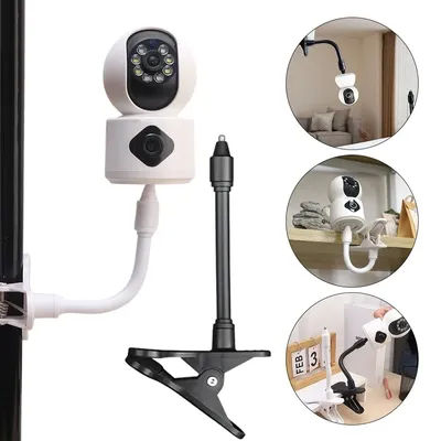 Support de Webcam Portable sans poinçonnage, pour moniteur de bébé, support de caméra, Kit de
