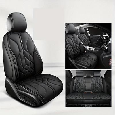 TEMU Universal Seat Covers, Non-binding Half-, No Padding, For 6/for 2/for 3////ats/all , Vehicle Accessories