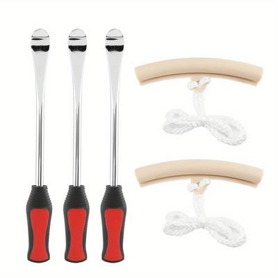 TEMU 11. 5inch Motorcycle Tire Wheel Changing Spoons Lever Iron Rim Protector Tool Kit