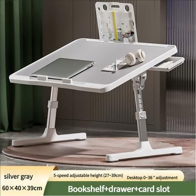 TEMU Laptop Bed Tray Desk, Adjustable Laptop Bed Table With And , Upgraded-sturdy Laptop Lap Desk, Adjustable Desk For Bed, Desk For Laptop, Notebook Laptop Stands For Desk, For/sofa/floor