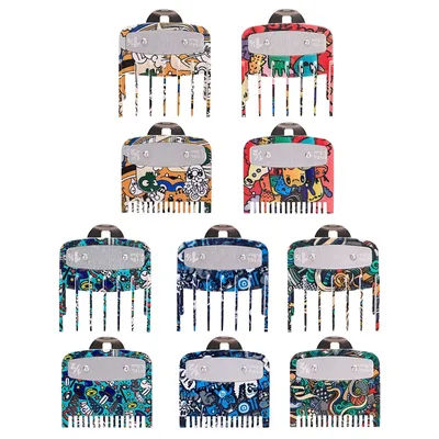 Limit Comb Set Graffiti Hair Clipper Guide Limit Comb Trimmer Protective Device Accessories Hair Clipper Accessories Tools