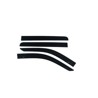 Husky Liners Window Visor Acrylic Matte Black External Tape Mount Type Low Profile Ventvisor Series, Front & Rear, 2857075