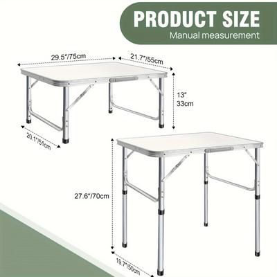 TEMU Portable Table, Folding Aluminum Table Top, To , For , Cooking,