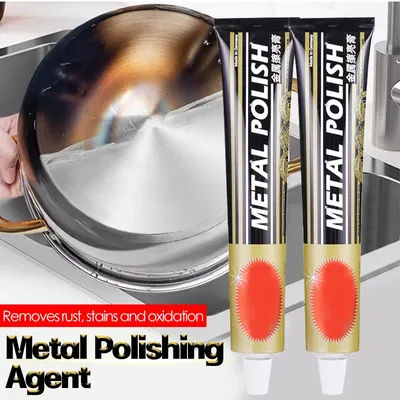 100-10g Metal Polishing Cream Strong Polish Rust Remover Stainless Steel Polishing Paste for Rust Scale Grease Spots Remover