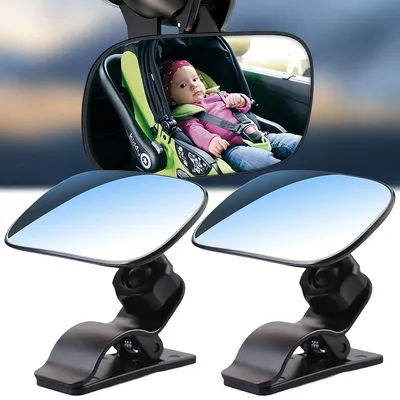 Miroir de voiture pour bébé, 1 pièce, vue de sécurité, miroir de siège arrière pour bébé, soins pour nourrissons, carré de sécurité, accessoires de moniteur pour enfants
