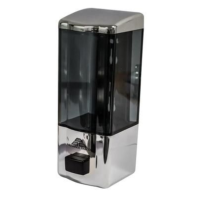 Advance Tabco 7-PS-12 Wall Mount Manual Soap Dispenser - Plastic, Black/Chrome