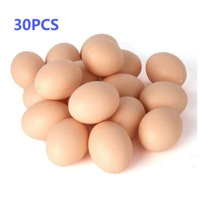 TEMU 30 Plastic Fake Eggs Diy Easter Crafts, Paintings And Decorative Ornaments No Power Required.