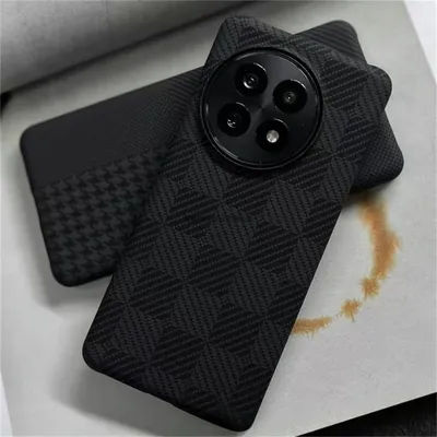 Grid Texture Slim Case For OnePlus 13 12 R 11R ACE 5 Pro 3 One Plus 13R OnePlus12 Lightweight PC Hard Back Cover Fashion Bumper