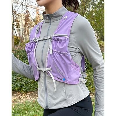 Gilet da corsa Pacchetto d'acqua Gilet di idratazione Manicotti Riflettente Impermeabile Asciugatura Rapida Nylon per Maratona Escursionismo Jogging