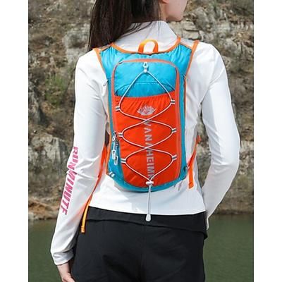 Gilet da corsa Pacchetto d'acqua Gilet di idratazione Manicotti Riflettente Impermeabile Asciugatura Rapida Poliestere per Maratona Escursionismo Jogging