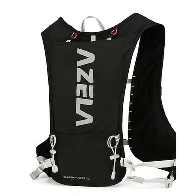 Gilet da corsa Pacchetto d'acqua Gilet di idratazione Manicotti Riflettente Impermeabile Asciugatura Rapida Nylon per Maratona Escursionismo Jogging