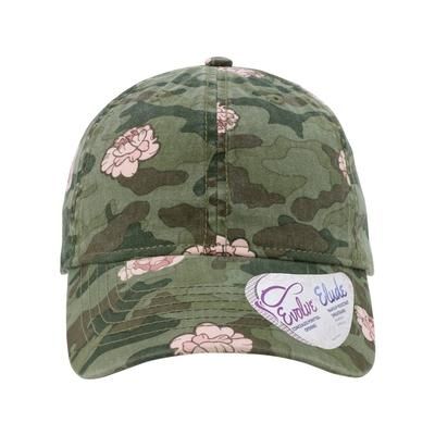 Infinity Her HATTIE Women's Garment-Washed Fashion Print Cap in Floral size Adjustable | Cotton