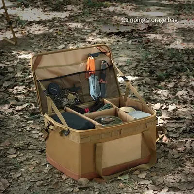 Camping Storage Bag Multi-Functional Outdoor Sports Pack Heavy-Duty Cooking Gear Bag For Camping 30L/45L Multi-size