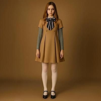 La bambola AI Bambola spaventosa Megan Robot futuristico Vestito Costume Classico Lolita for Per donna Ragazze Bambini Adulti Halloween Carnevale Feste Performance