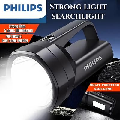 TEMU Flashlight Rechargeable Ultra-long Life Large Capacity Portable Searchlight Outdoor Emergency Lighting