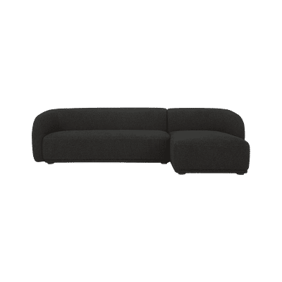 Nomad Black Boucle Sectional