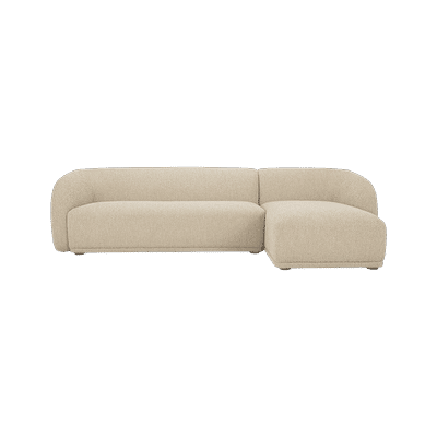 Nomad Beige Boucle Sectional