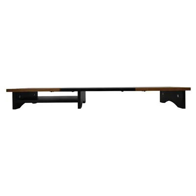Support de moniteur double support de moniteur d'ordinateur polyvalent support de moniteur de bureau pour ordinateur portable imprimante TV